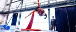 Cours de cirque aérien à l'École nationale de cirque